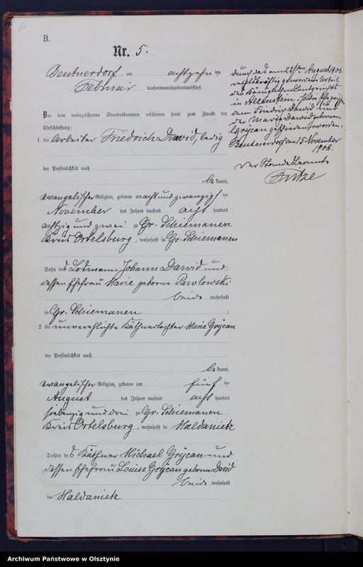 image.from.unit.number "Heirats-Haupt-Register Nr 1 - 24"