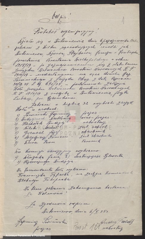 Obraz 5 z jednostki "Czarnków - akta delegata powiatowego."