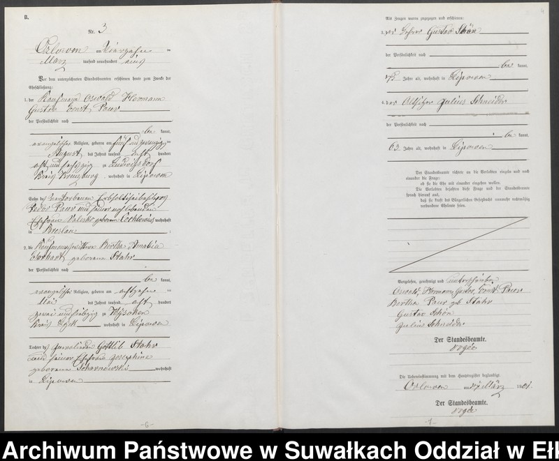 image.from.unit.number "Heiraths-Neben-Register des Preussischen Standes-Amtes Orlowen Kreis Loetzen"