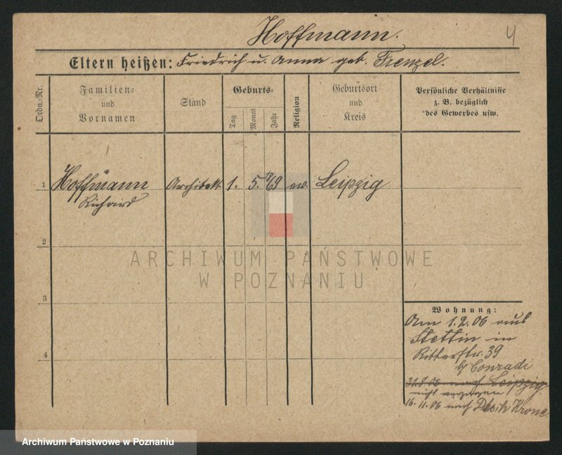 Obraz 4 z jednostki "Hofman (samotni mężczyźni)"