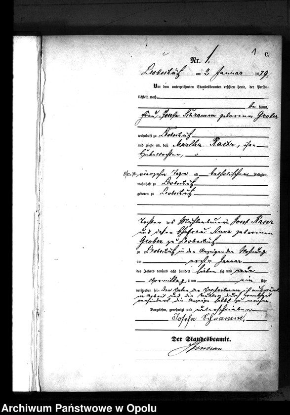 image.from.unit.number "[Urząd Stanu Cywilnego w Głubczycach. Ksiega zgonów za rok 1879]"