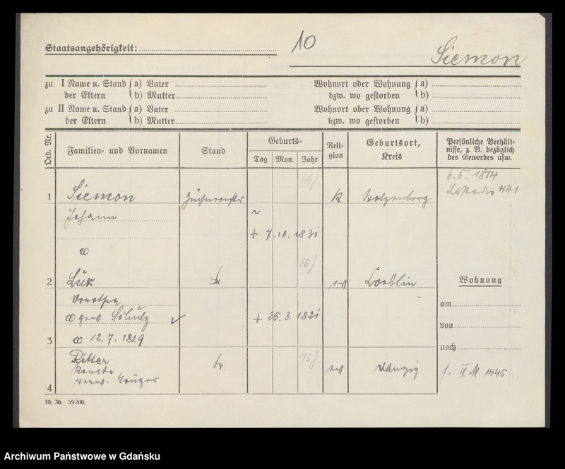 image.from.unit.number "Karty meldunkowe: Siemon - Simoleit"