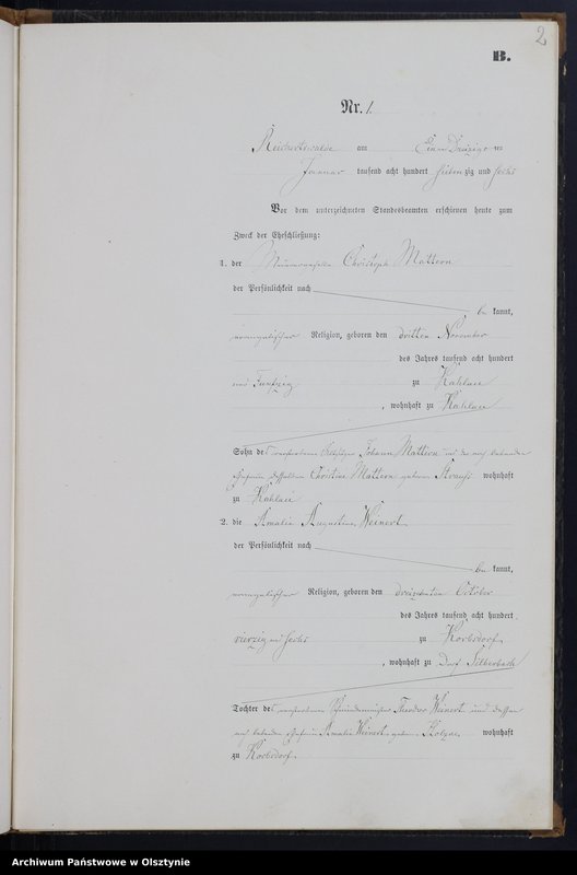 image.from.unit.number "Heiraths-Neben-Register Nr 1 - 14"