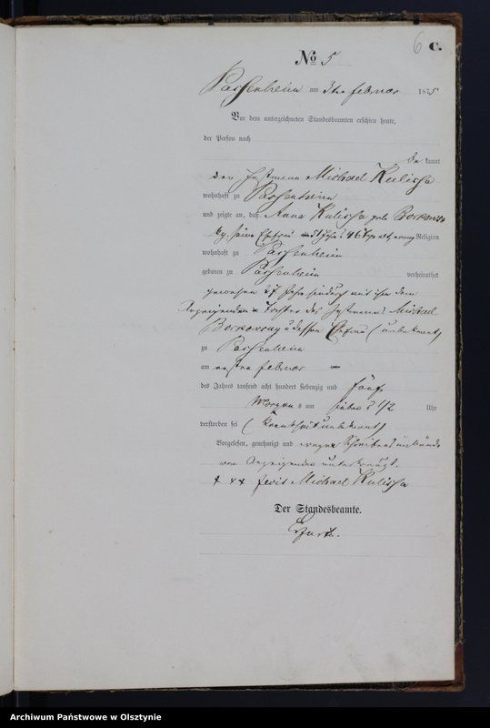 image.from.unit.number "Haupt-Sterbe-Register Nr 1 - 58"