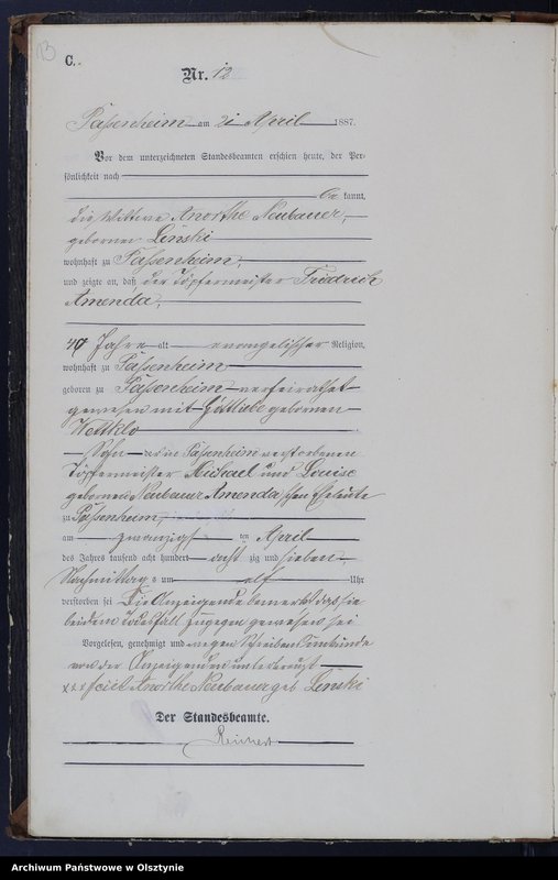 image.from.unit.number "Sterbe-Haupt-Register Nr 1 - 49"