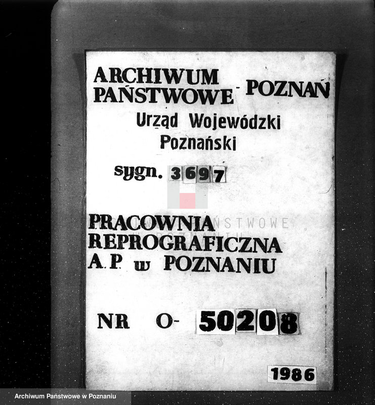 Obraz 1 z jednostki "Probostwo Oborniki /Nadzór nad gospodarką leśną/"