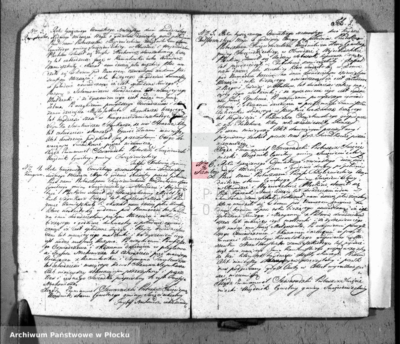 Obraz z jednostki "Akta urodzeń, małzeństw i zgonów"