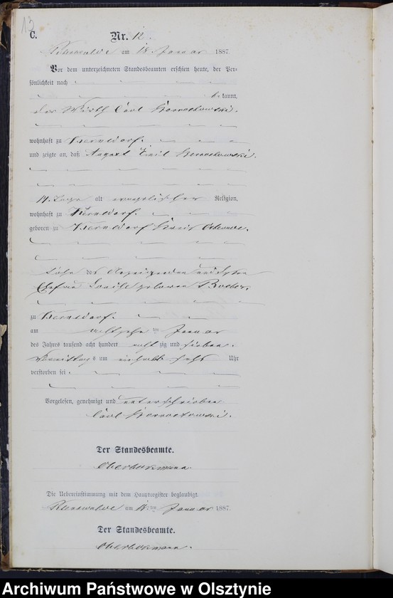 image.from.unit.number "Sterbe-Neben-Register Nr 1 - 124"