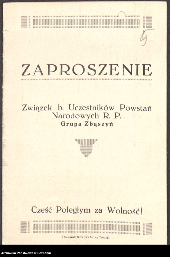 Obraz 8 z jednostki "Sprawy organizacyjno - personalne [ powiadomienie o zebraniach, sprawozdanie z zebrań. Spis bezrobotnych, zaświadczenie o przebiegu służby, programy szkoleniowe."