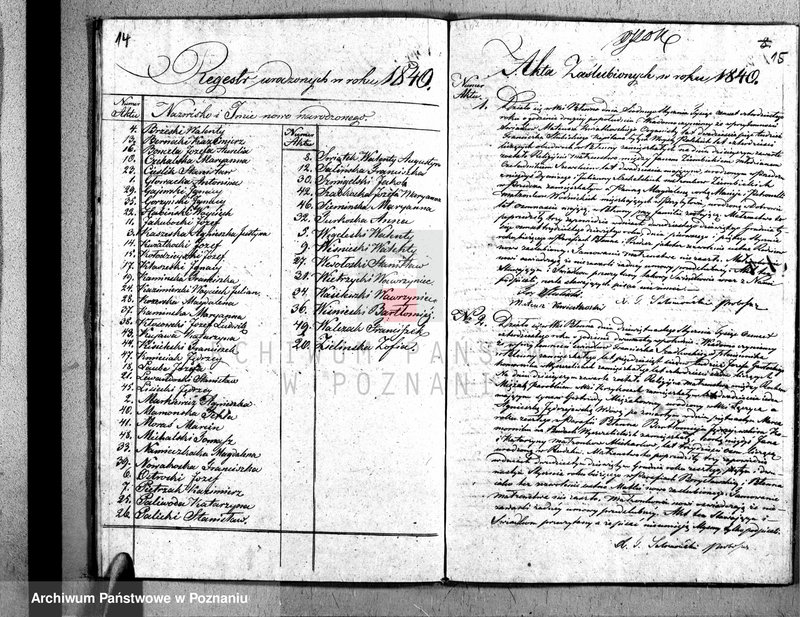 Obraz 9 z jednostki "Duplikat urodzonych, zaślubionych i zgonów"