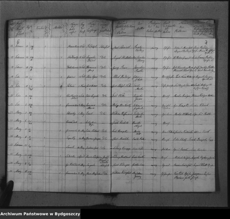 image.from.unit.number "Duplikat der Kirchenbücher von der evangelischen Parochie Inowrazlaw pro 1861"