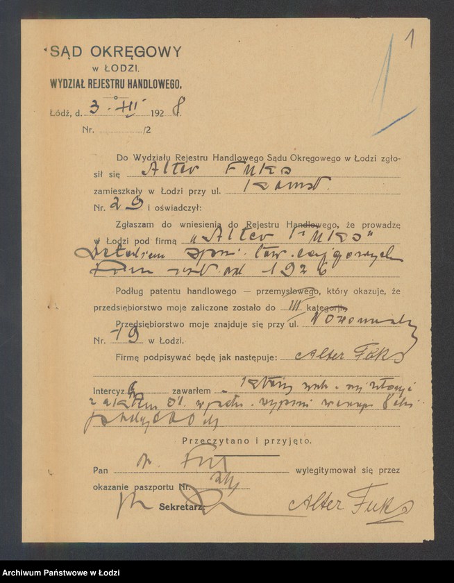 image.from.unit.number "Alter Fuks – detaliczna sprzedaż towarów cajgowych"