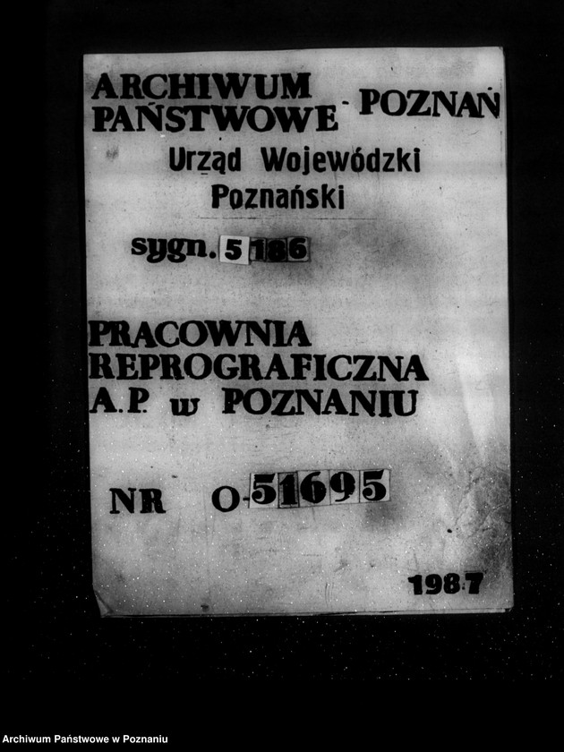 Obraz 1 z jednostki "Zatwierdzenie zakładu przemysłowego /młyna zbożowego/ J. Skoczyńskiego w Suchym lesie powiat poznański"