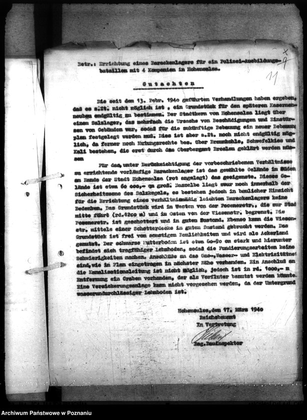 Obraz 15 z jednostki "Barackenlager Posen, Ordnungspolizei, Bulgarische Strasse"