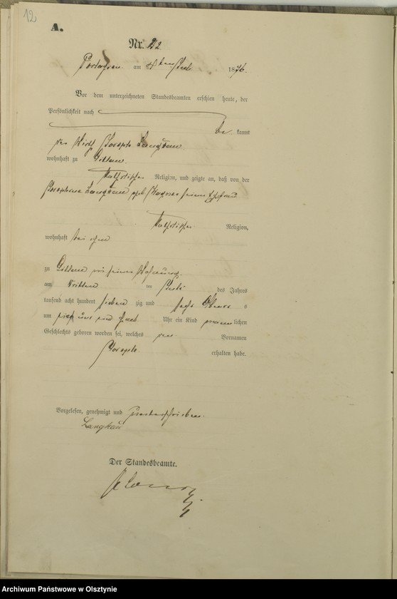 image.from.unit.number "Geburts-Haupt-Register Nr 11 - 53"