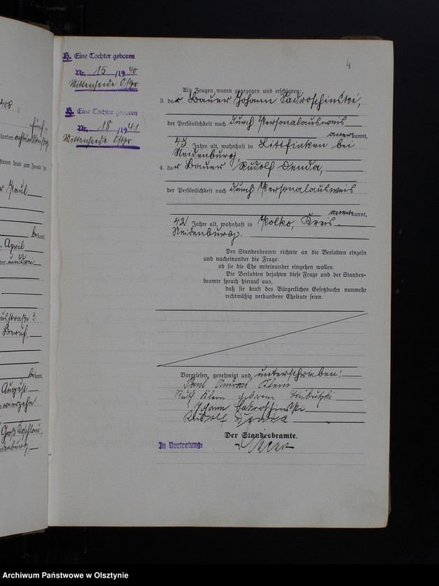 image.from.unit.number "Heirats-Haupt-Register Tom I, Nr 1-168"