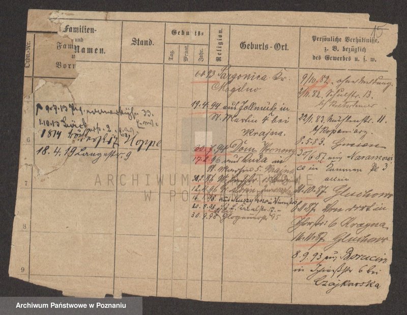 Obraz 15 z jednostki "Gurski (Gór..) - Gursche"