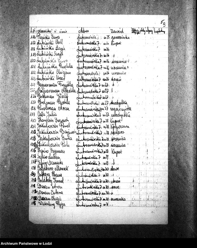 Obraz 12 z jednostki "[Kuchnia, ul. Lutomierska 7. Kuchnia nr 401, ul. Lutomierska 11. Kuchnia nr 402, ul. Lutomierska 13. Kuchnia, ul. Lutomierska 57. Działalność kuchni, personel, konsumenci, kontrole]"