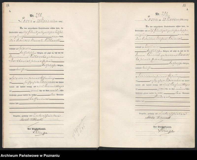 Obraz 12 z jednostki "Księga urodzeń t. II"