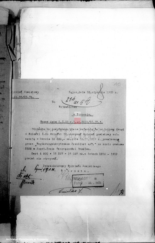 Obraz 14 z jednostki "Sprawy budowlane majątku państwowego Aniołki /m.in. opis budynków z oszacowaniem/"