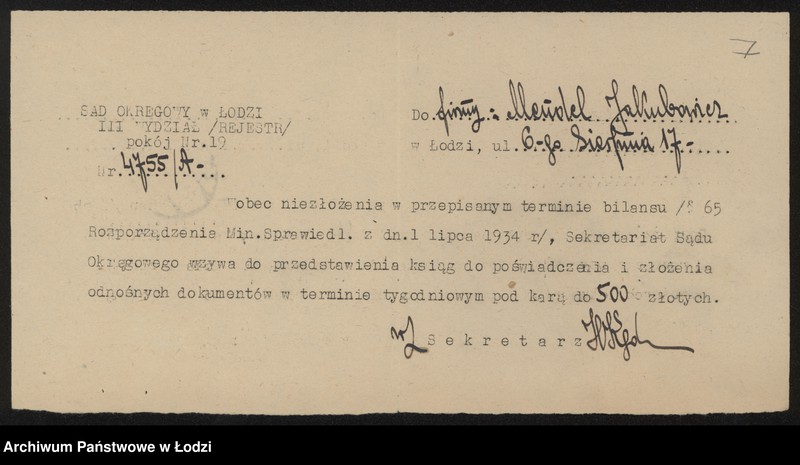 Obraz 9 z jednostki "Jakóbowicz Mendel- sklep spożywczy"