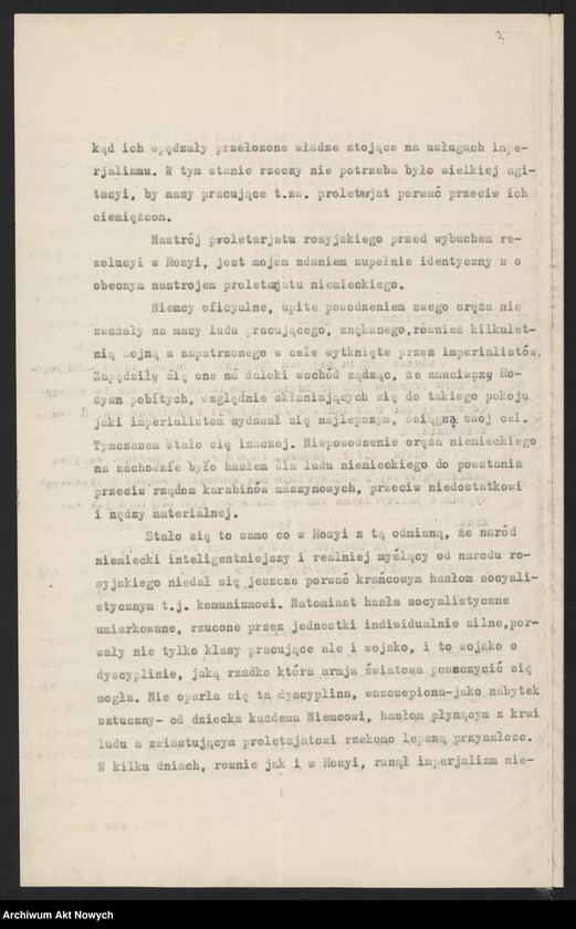 image.from.unit.number "Raporty polityczne, wiadomości różne z Warszawy i Paryża; "Pro Memoria""