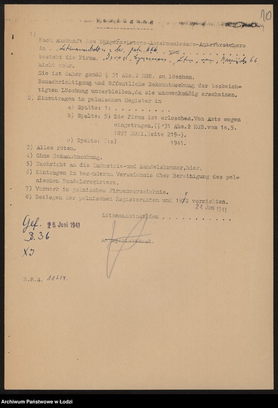 Obraz 12 z jednostki "Izrael Cymmerman- drobna sprzedaż mięsa"