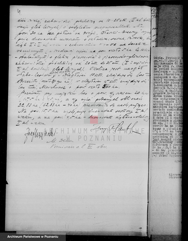 Obraz 8 z jednostki "Zmiana rodzaju użytkowania 40 ha gruntów leśnych w majątku Brańczyn w powiecie kaliskim"