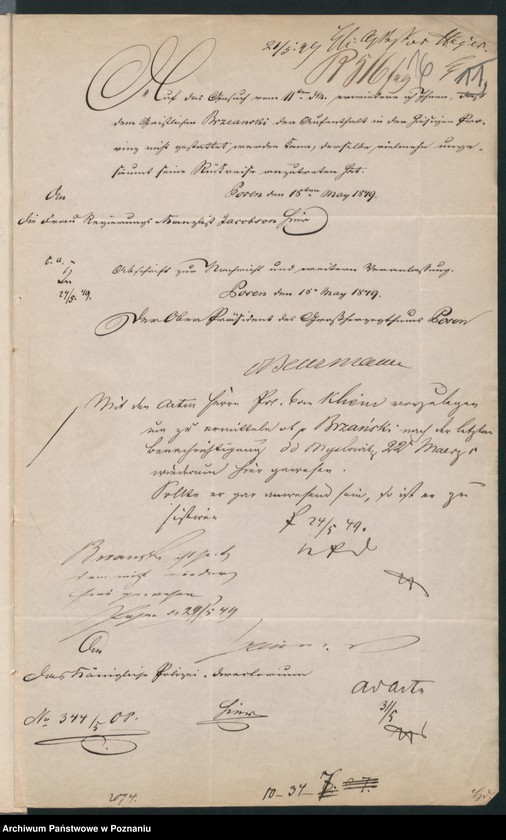 Obraz 20 z jednostki "A. betr. Martin Brzanski, Dominikanermönch aus Krakau"