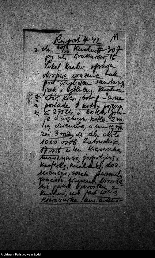 Obraz 14 z jednostki "[Kuchnia przy ul. Drukarskiej 16. Działalność kuchni, personel, konsumenci, kontrole]"