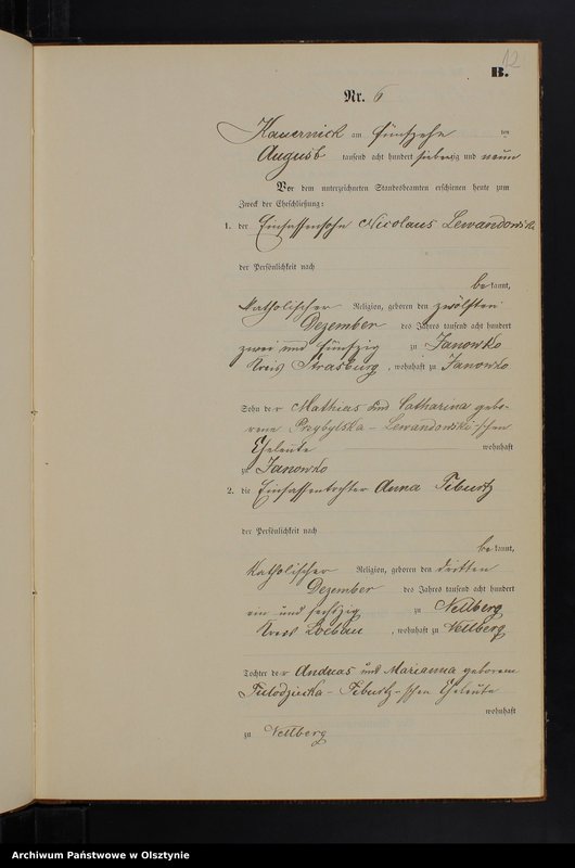 image.from.unit.number "Heiraths-Neben-Register Nr 1 - 15"