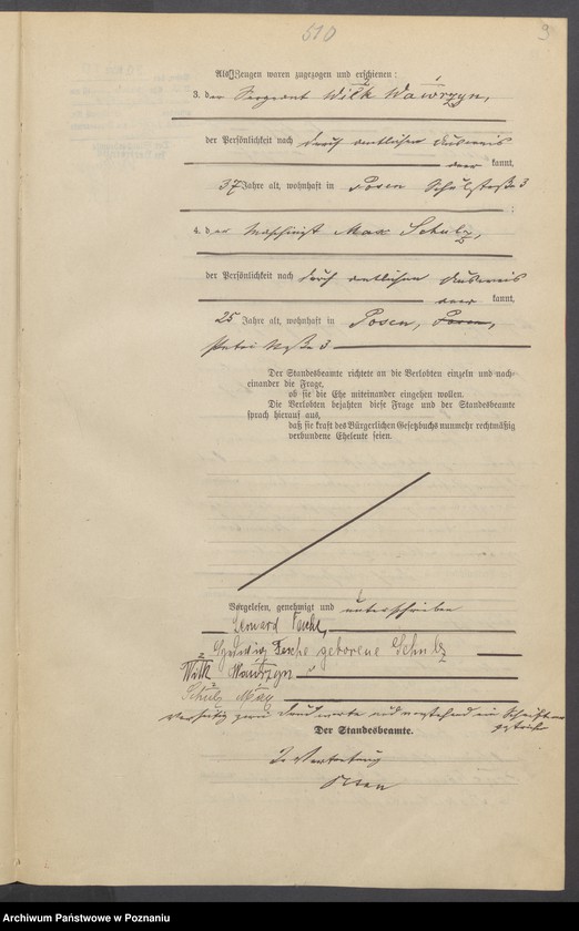 Obraz 11 z jednostki "Księga miejscowa małżeństw tom IV[Rejestr główny małżeństw]"