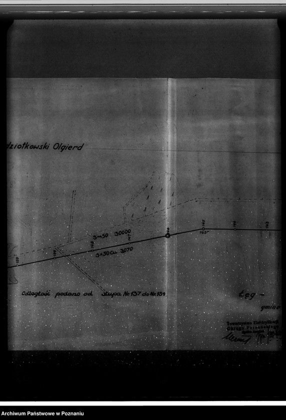 Obraz 19 z jednostki "Towarzystwo Elektryfikacji Okręgu Poznańskiego Spółka Akcyjna W Poznaniu plany sytuacyjne wsi i miast w związku z projektowaną elektryfikacją"