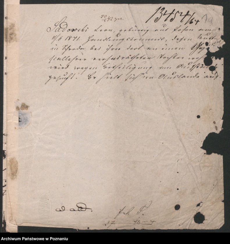 Obraz 5 z jednostki "A. betr. Familie von Sadowski"