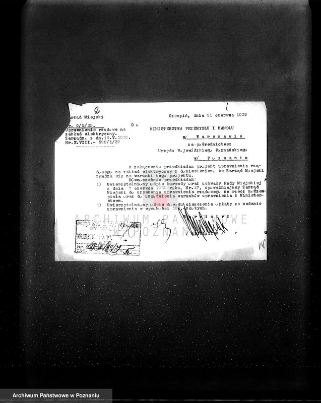 Obraz 6 z jednostki "Zakład elektryczny przetwórczo - rozdzielczy w Czempiniu"