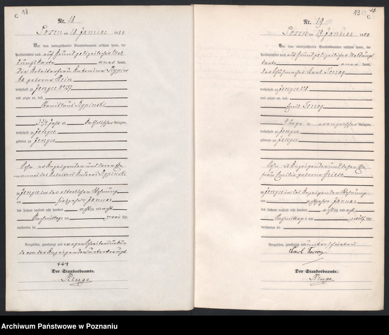 Obraz 12 z jednostki "Księga zgonów"