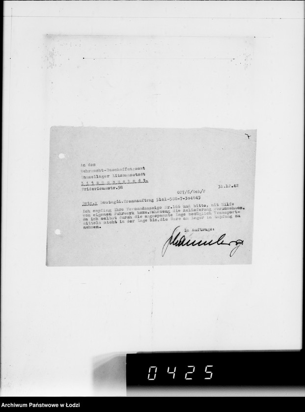 Obraz 11 z jednostki "Ausgehende Tagescopien I 101"