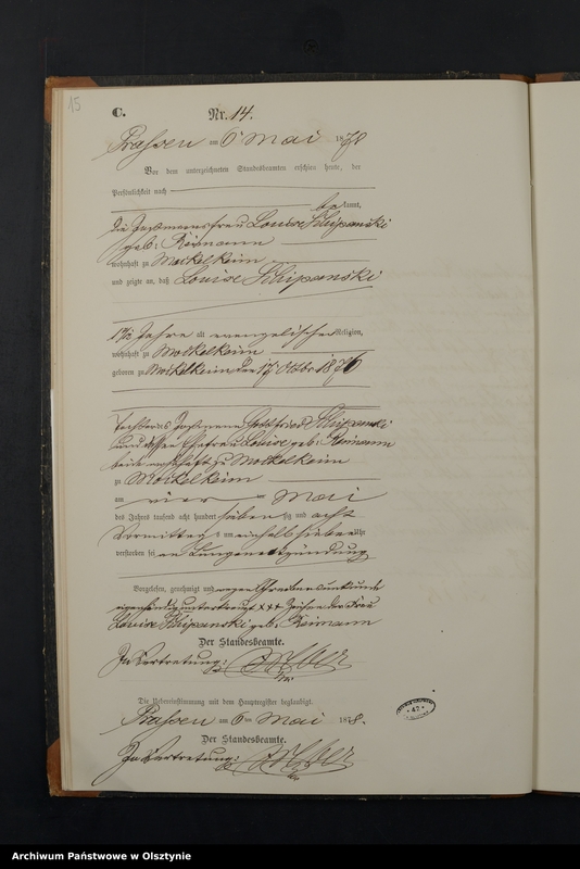 image.from.unit.number "Sterbe-Neben-Register Nr 1 - 46"