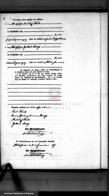 Obraz 3 z jednostki "Księga małżeństw"