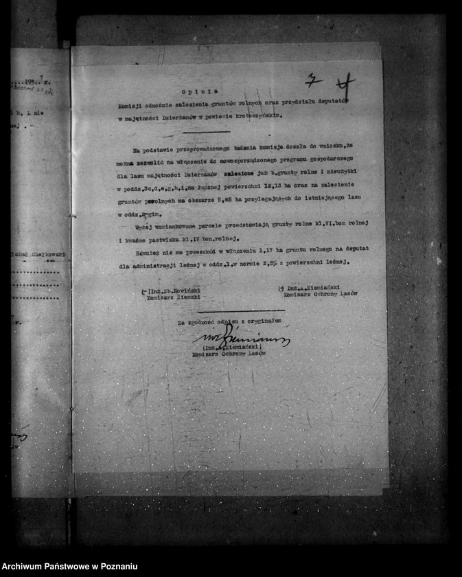 Obraz 11 z jednostki "Las majętności Dzierzanów powiat krotoszyński"