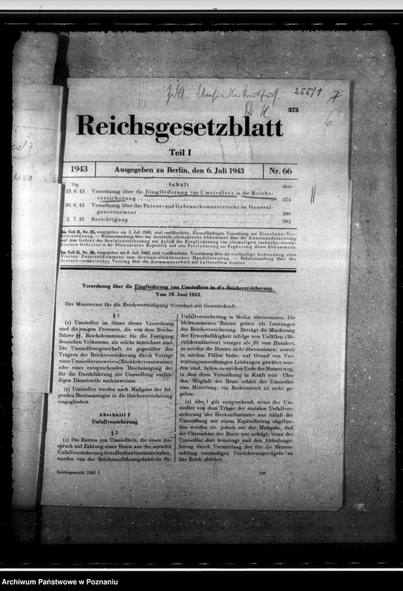 Obraz 10 z jednostki "Umsiedlerfürsorge"