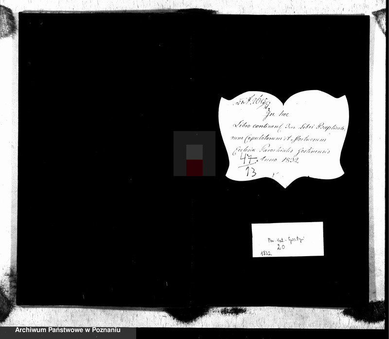 Obraz 1 z jednostki "Liber baptisatorum, copulatorum, mortuorum"