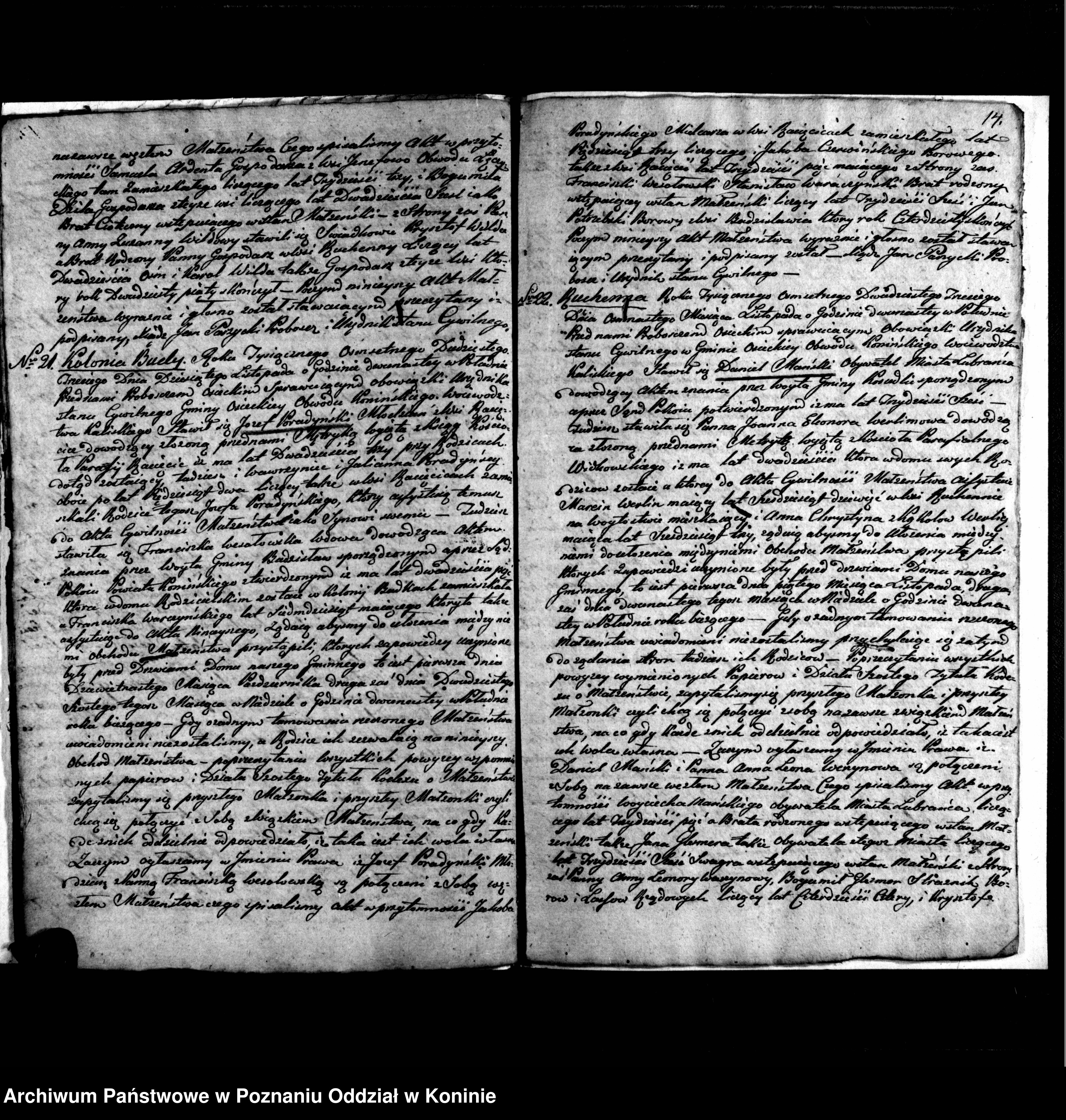 Skan z jednostki: Akta zaślubionych