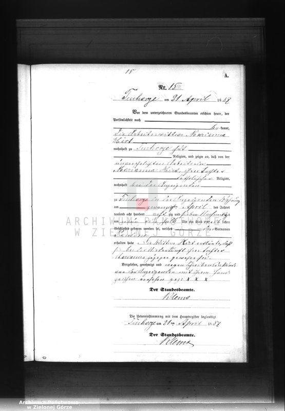 Obraz 20 z jednostki "Geburts-Neben-Register"