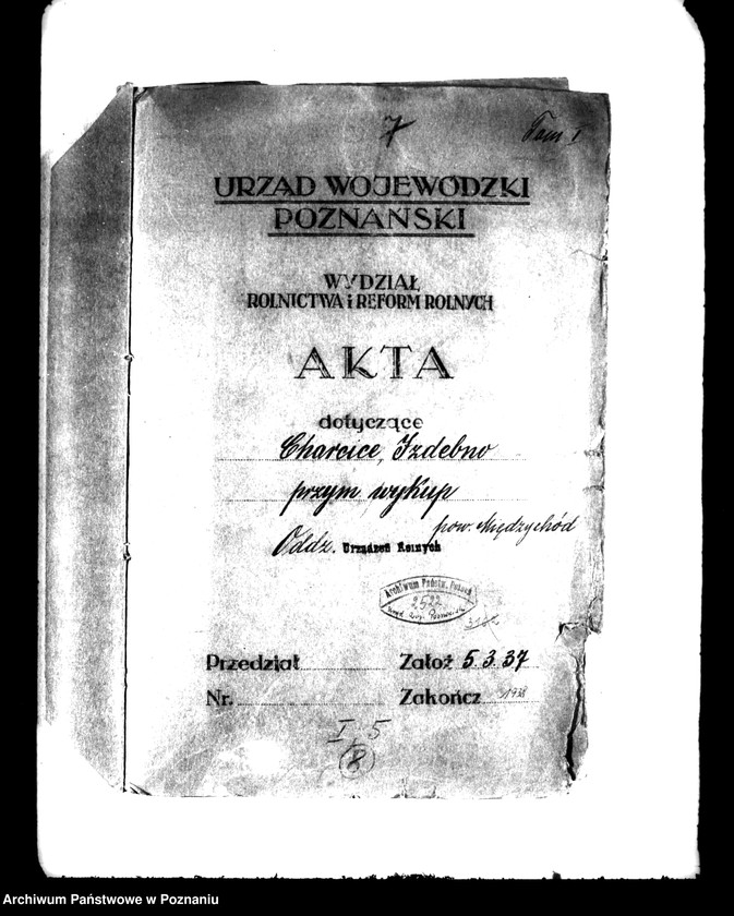 image.from.unit.number "Majątek Charcice i Izdebno powiatu międzychodzkiego przymusowy wykup"