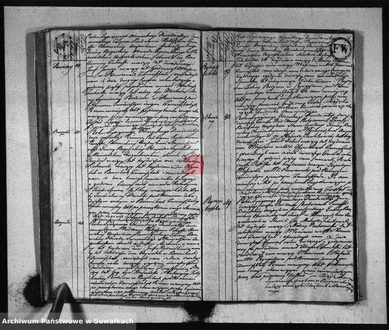 Obraz 12 z jednostki "Akta Zeszłych Gminy Berznickiey od dnia 1-o Stycznia 1820 Roku"