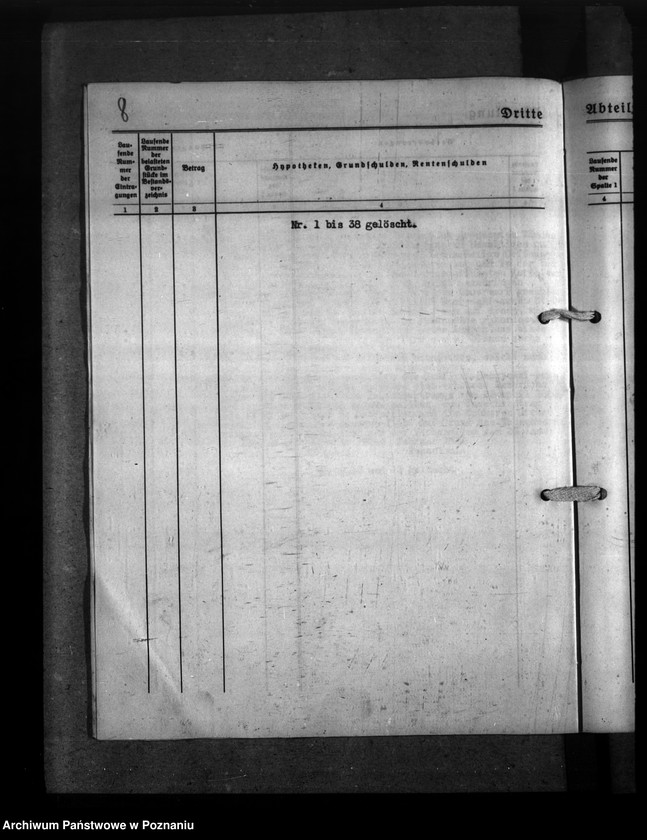 Obraz 12 z jednostki "Grundstück Wilhelmstr. 23 in Posen zum Ausbau der Raczyński Bibliothek"