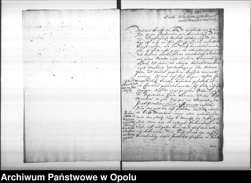Obraz 9 z jednostki "Acta des Magistrats zu Oppeln von den Wittwen Verpflegungs Anstalten, Beitritt der Officianten, und dissfälligen Verhandlungen und jährlichen Eingaben. de Anno 1776 bis Vol. I"