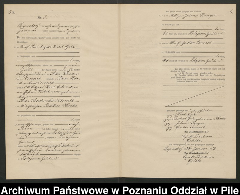 Obraz 6 z jednostki "Księga małżeństw"