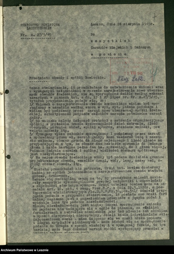 Obraz 9 z jednostki "[Obwody i spółki łowieckie]"